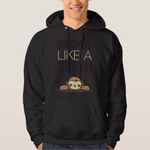 Lassen Sie es wie eine glänzende Funny Flatth fall Hoodie