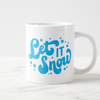 Lassen Sie es Winter-Design erstrahlen Jumbo-Tasse
