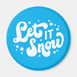 Lassen Sie es Winter-Design erstrahlen Magnet