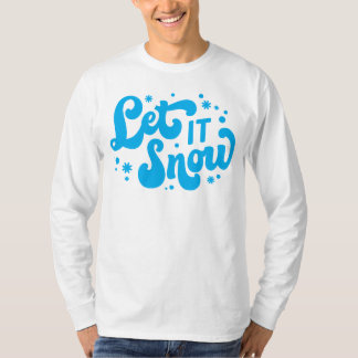 Lassen Sie es Winter-Design erstrahlen T-Shirt