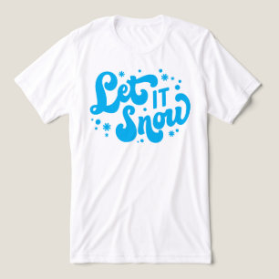 Lassen Sie es Winter-Design erstrahlen Tri-Blend Shirt