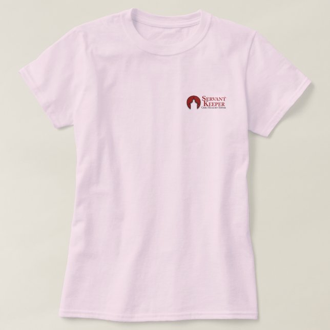 Lassen Sie Gott lachen T-Shirt (Design vorne)