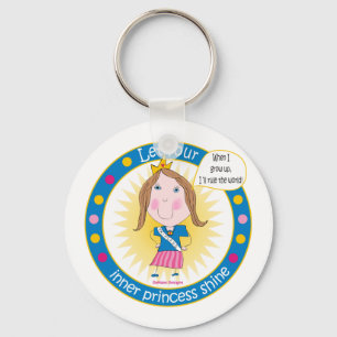 Lassen Sie Ihre innere Prinzessin Shine Keychain Schlüsselanhänger