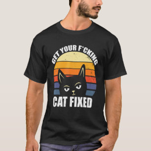 Lassen Sie Ihre Katze Sterilisieren Tierrettung T-Shirt