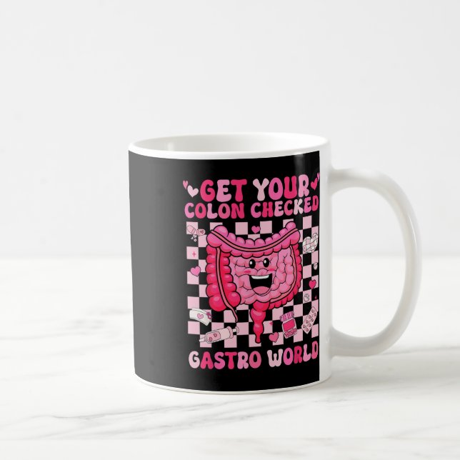Lassen Sie Ihren Dickdarm überprüfen Gastro World  Kaffeetasse (Rechts)
