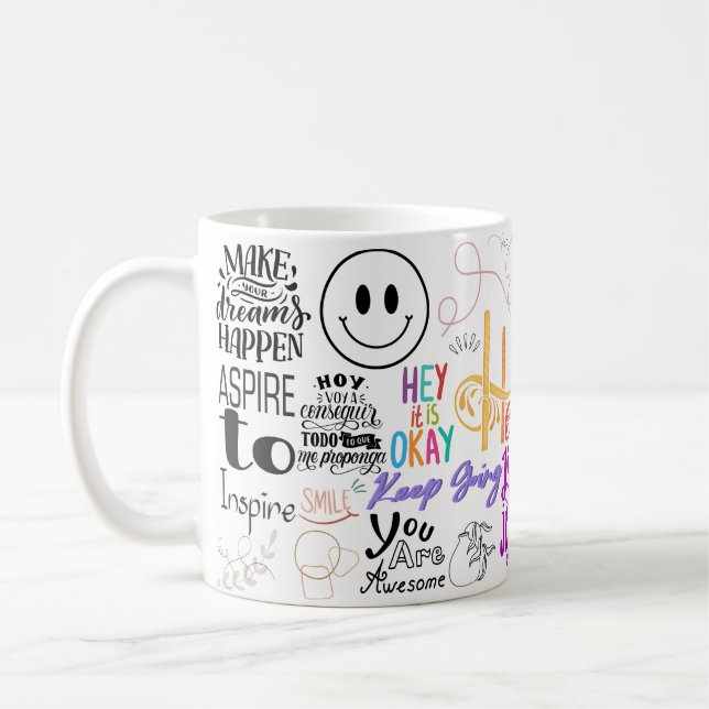 Lassen Sie Ihren Traum wahr werden Kaffeetasse (Links)