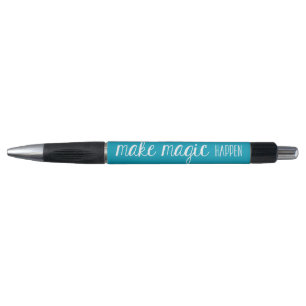 Lassen Sie Magie geschehen aquamariner Stift