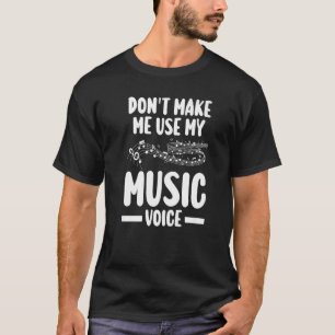 lassen Sie mich meine lauffähigen Musiknoten nicht T-Shirt