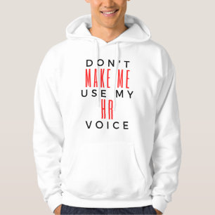 Lassen Sie mich meine Personalstimme 2 nicht benut Hoodie