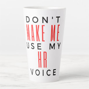Lassen Sie mich meine Personalstimme 2 nicht benut Milchtasse