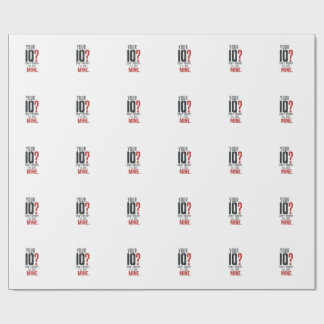 LASSEN SIE MICH NACHDENKEN GESCHENKPAPIER