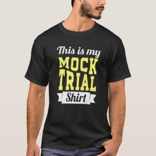 Lassen Sie mich nicht meine Mock Trial Voice Funny T-Shirt