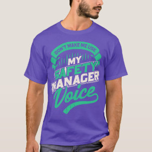 Lassen Sie mich nicht meine Stimme des Sicherheits T-Shirt