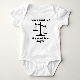 Lassen Sie mich nicht meine Tante Is A Lawyer Baby Strampler