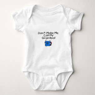 Lassen Sie mich nicht meinen Großvater anrufen Baby Strampler