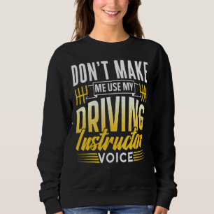 Lassen Sie mich nicht meinen Sprachtreiber für den Sweatshirt