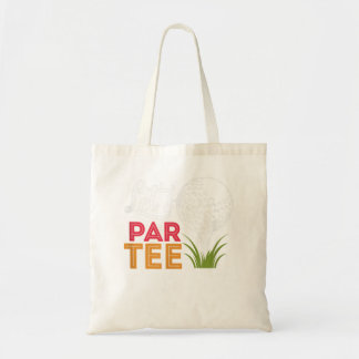 Lassen Sie Par Tee Golf Golfen Golfer Golfspieler Tragetasche