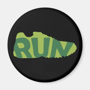 Lassen Sie Schuh laufen Magnet