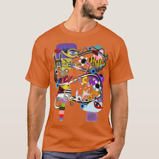 Lassen Sie sich hören T - Shirt (Vorderseite)