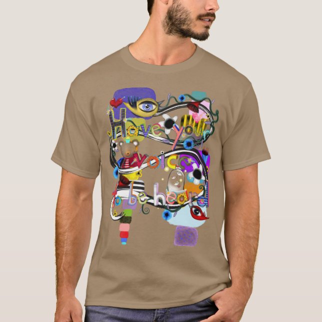 Lassen Sie sich hören T - Shirt (Vorderseite)