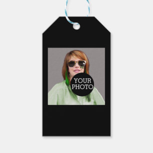 Lassen Sie sich mit einem Bild auf einem Bild ganz Geschenkanhänger