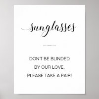 Lassen Sie sich nicht von unserer Liebe-Sonnenbril