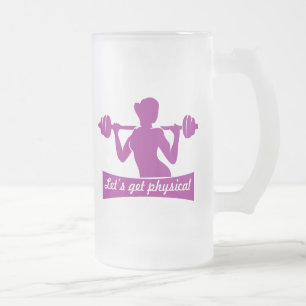 LASSEN SIE SICH PHYSISCH MATTGLAS BIERGLAS