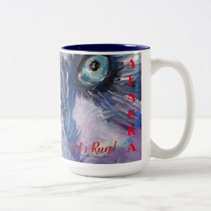 Lassen Sie uns ALASKA 2-Tone 15oz Tasse laufen