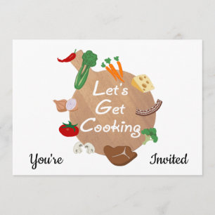 Lassen Sie uns das Cooking Cutting Board bekommen Einladung