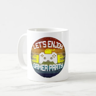 LASSEN SIE UNS DAS GAMER PARTY GENIESSEN - GAMING  KAFFEETASSE