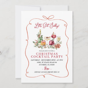 Lassen Sie uns das handgezeichnete Party des Jolly Einladung