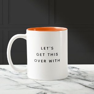 Lassen Sie uns das mit dem Niedlichen Trendangebot Zweifarbige Tasse