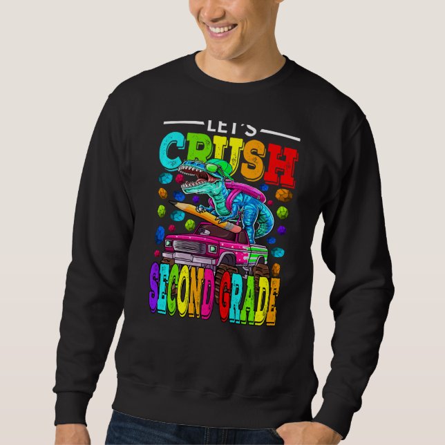 Lassen Sie uns das Monster der zweiten Klasse abre Sweatshirt (Vorderseite)