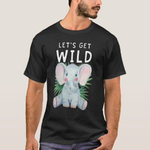 Lassen Sie uns das Safari-Party "Wilde Zoos" im Zo T-Shirt