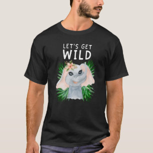 Lassen Sie uns das Safari-Party "Wilde Zoos" im Zo T-Shirt