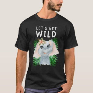 Lassen Sie uns das Safari-Party "Wilde Zoos" im Zo T-Shirt