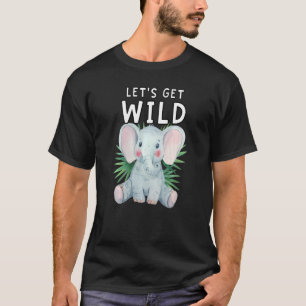 Lassen Sie uns das Safari-Party "Wilde Zoos" im Zo T-Shirt