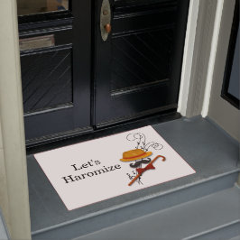 "Lassen Sie uns den Gesang, Karaoke, Musik Fußmatte