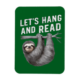 Lassen Sie uns die lustigen Leseliebhaber des Buch Magnet