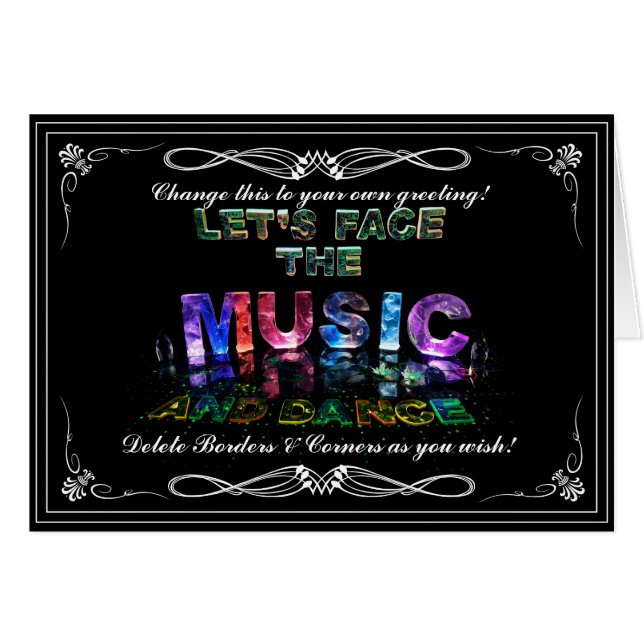Lassen Sie uns die Musik gegenüberstellen u. (Vorderseite (Horizontal))