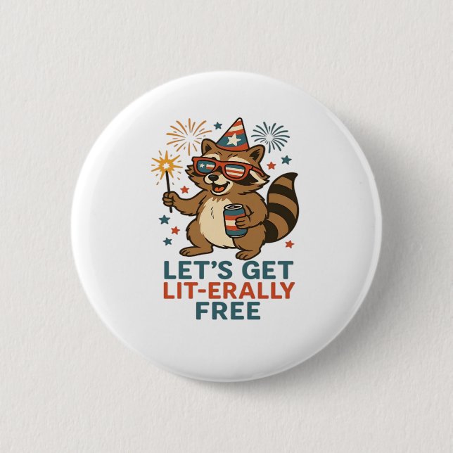 Lassen Sie uns ein lit-echtes kostenloses Design - Button (Vorderseite)