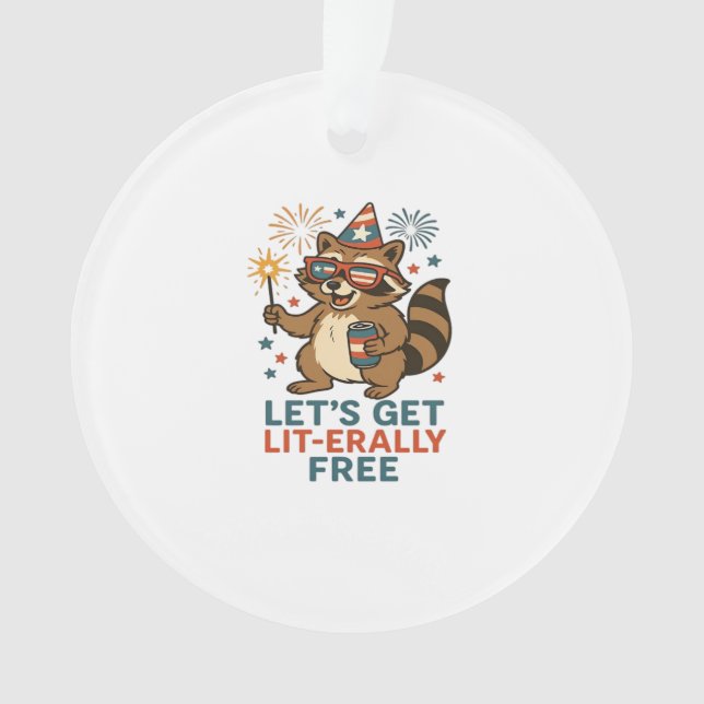 Lassen Sie uns ein lit-echtes kostenloses Design - Ornament (Vorderseite)