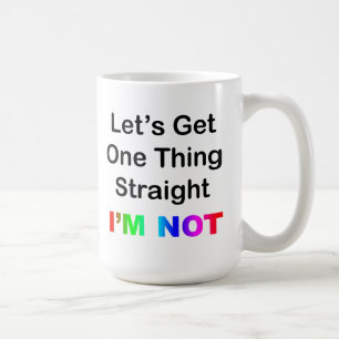 Lassen Sie uns eine Sache gleich machen... Ich bin Tasse
