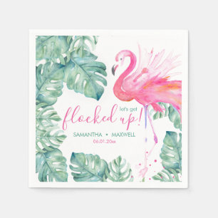 Lassen Sie uns einen Cocktail zusammenfassen Serviette