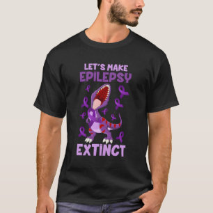 Lassen Sie uns Epilepsie als ausgestorbene Epileps T-Shirt
