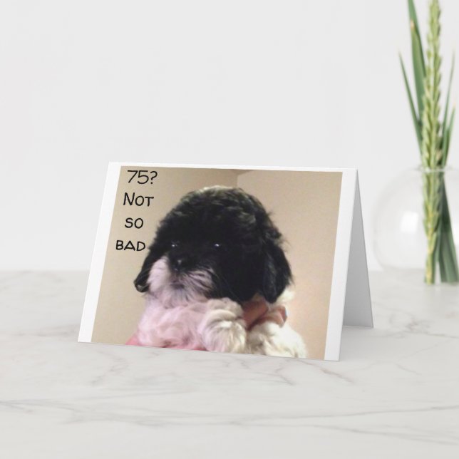 LASSEN SIE UNS FEIERFEIERN "SIE" FÜR SIE SIND **75 KARTE (Vorderseite)