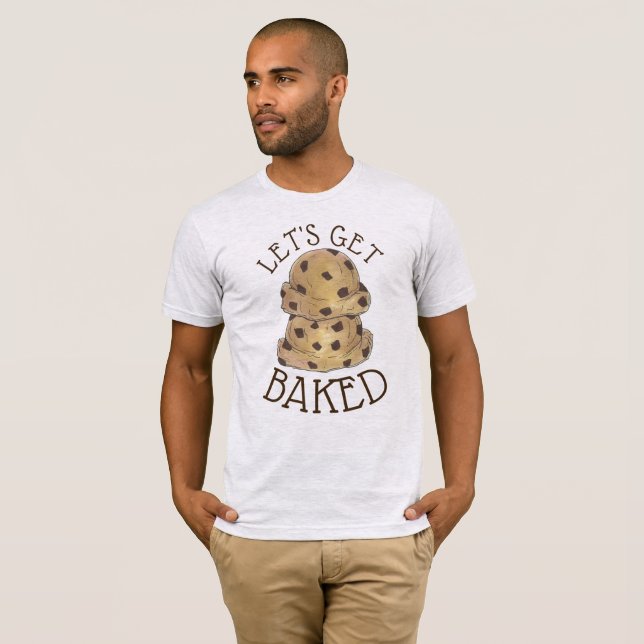 Lassen Sie uns gebackene Schokolade Chip Keks Teig T-Shirt (Vorne ganz)