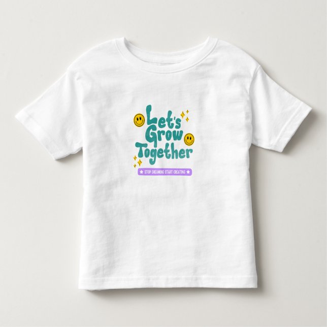 Lassen Sie uns gemeinsam Baby-T - Shirt wachsen (Vorderseite)