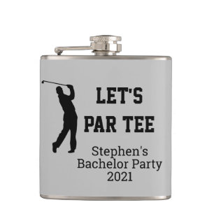 Lassen Sie uns Par T-Shirt Bachelor Party Geschenk Flachmann