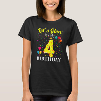 Lassen Sie uns sehen, es ist mein 4. Geburtstagssü T-Shirt